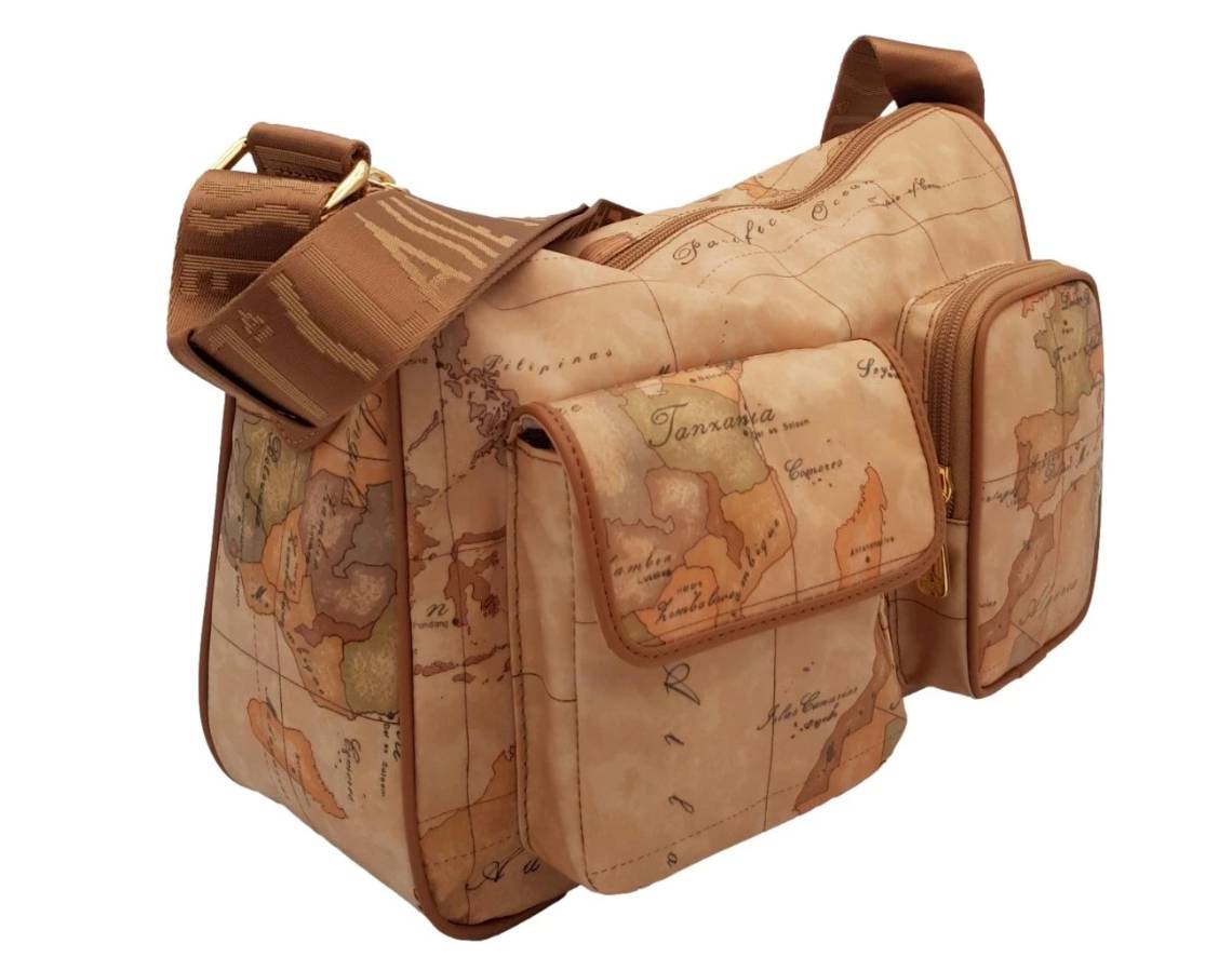 Alviero Martini Borsa Tracolla Con Tasche Geo Soft C S011 6001 Natural